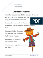 Grade 1 Story Simon The Scarecrow