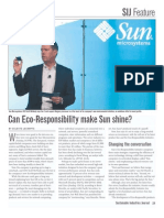 Can Eco-Responsibility Make Sun Shine