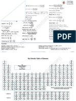 PRK1016-1026 Periodic Table Formulae