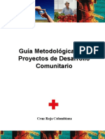 Exposicion Sobre Guia Metodologica para Proyectos de Desarrollo Comunitario Cruz Roja Colombiana