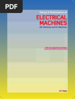 Theory & Performance Of: (DC Machines and AC Machines) (DC Machines and AC Machines)