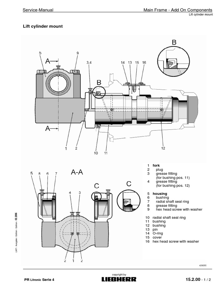 02 lift cylinder mount download free pdf manufactured goods