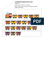 Guía de Actividades Numeros 1 Al 20