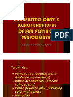 Manifestasi Obat Dan Kemoterapiutik Peny Periodontal