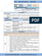 1°? Conocimiento Del Medio (2021-2022)