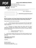 Surat Sumbangan Dana