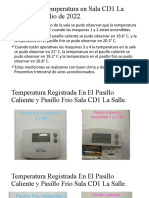 Registro de Temperatura en Sala CD1 La Salle - 270722