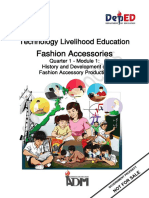 TLE 9-10 Fashion and Accessories Q1 - M1 For Printing