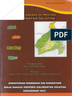 Bahasa Daerah Di Provinsi Kalimantan Selatan 2012
