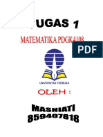 Tugas 1 Masniati - Matematika PDGK4108