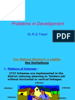 Problems in Development: Dr.R.S.Tiwari