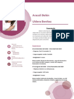 Curriculum Vitae Araceli Uldera. 2