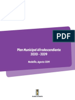 Plan Municipal Afrodescendiente