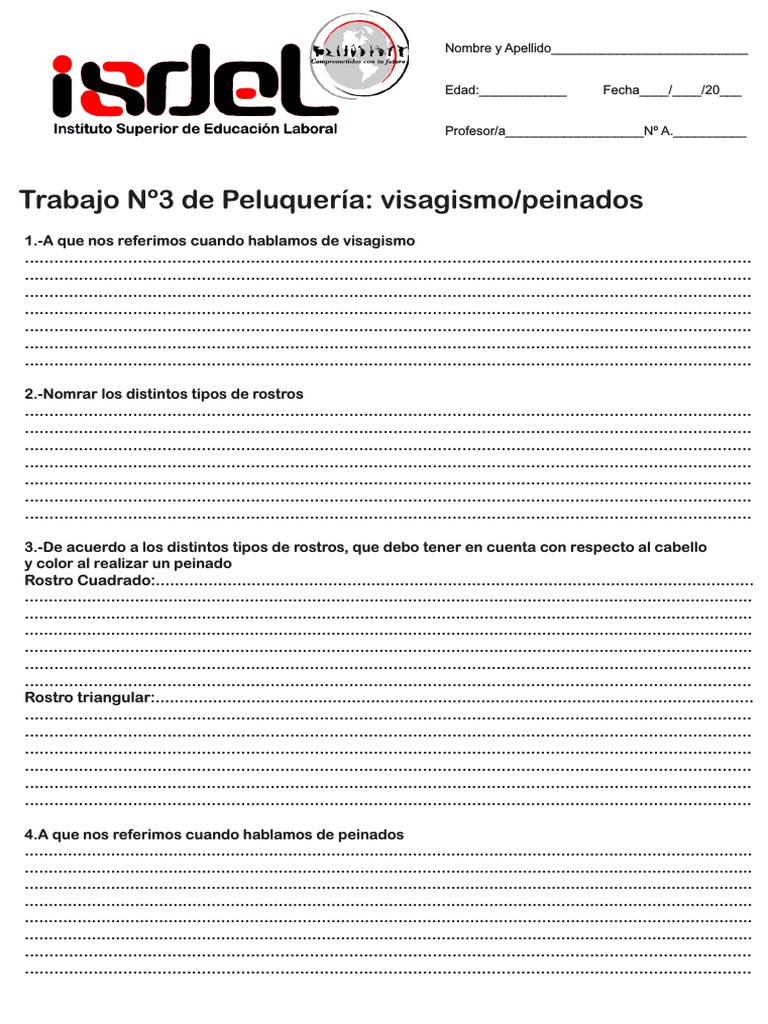 Guía de Visagismo y Peinados | PDF | Ajedrez