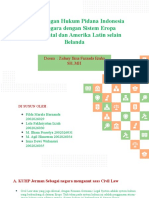 Perbandingan Hukum Pidana Indonesia Dengan Hukum Pidana Negara Civil Law