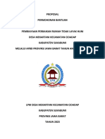 Permohonan RTLH Perkimsih Provinsi Desa Mekartani Kec. Cidadap