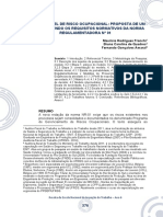 ARTIGO - Revista ENIT - SIT - Matriz de Nível de Risco Ocupacional - Proposta de Um Modelo Segundo Os Requisitos Normativos Da NR 01