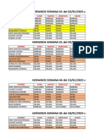 Horarios Moldes