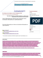 1 Articulo Cinco Dimensiones Claves para Avanzar en La Inclusión Educativa en Latinoamérica