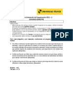 Prueba 3 Programación 2021 - Semestre - 2