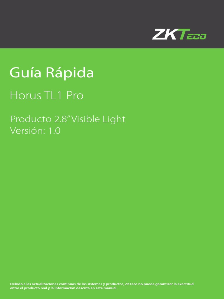 Guía Rápida Horus TL1 y TL1 Pro | PDF | Wifi | Software