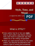 Style Tone and Mood