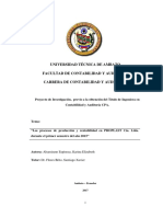 Universidad Técnica de Ambato Facultad de Contabilidad Y Auditoría Carrera de Contabilidad Y Auditoría