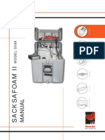 2008 Sacksafoam II Model 5598 Manual