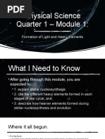 2nd Sem Q1 Module 1 Lesson 2 Stellar Nucleosynthesis 2