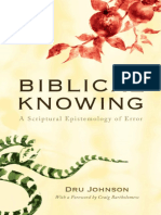 CONOCIMIENTO BIBLICO - UNA EPISTOMOLOGIA - Dru - Johnson