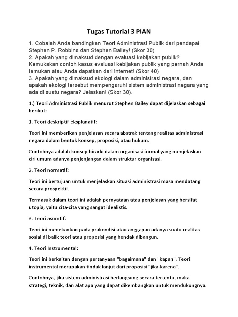 Tugas Tutorial 3 PIAN | PDF