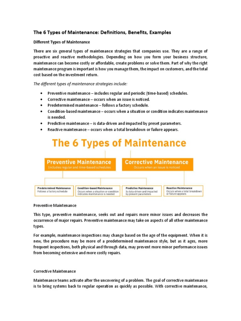 the-6-types-of-maintenance-pdf-business-process-systems-theory