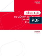 Năng lực tư vấn triển khai CĐS của Viettel