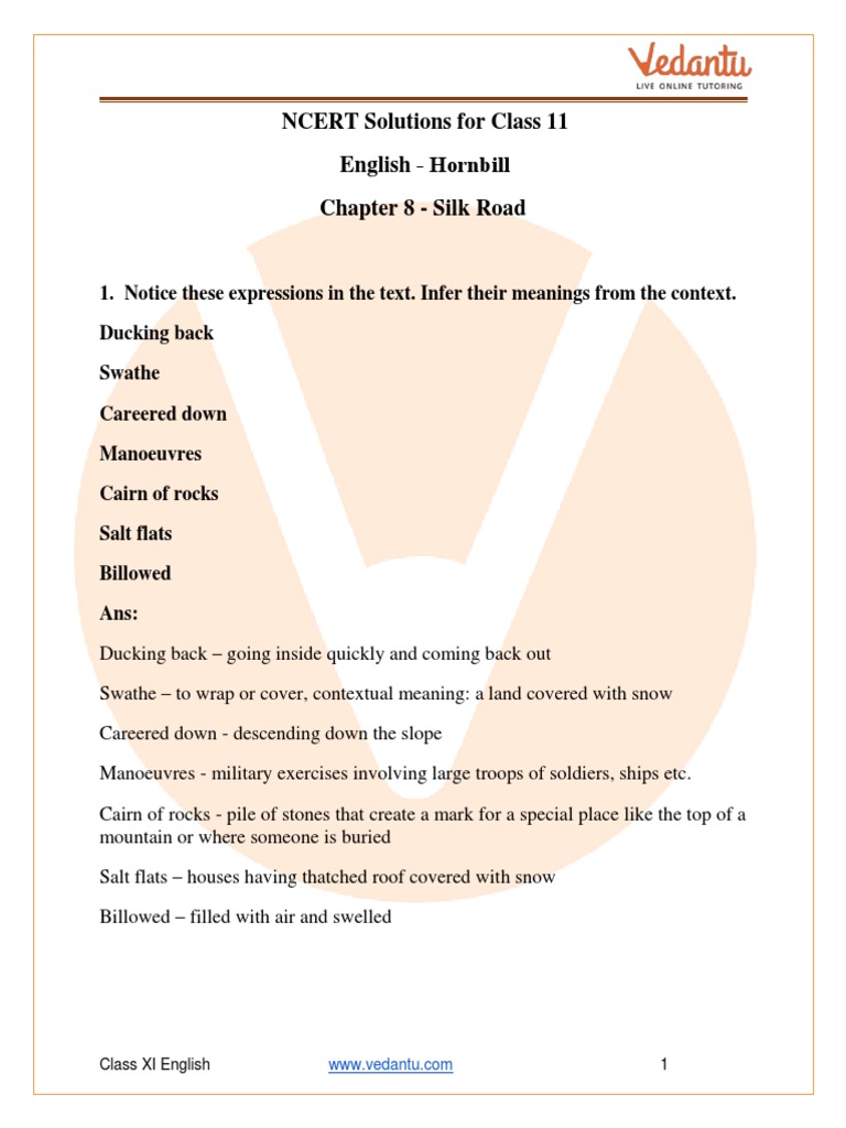 english book class 8 chapter 11