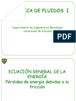 Mecánica I - Ecuación General de Energíacc