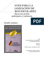 Antunez. Claves para La Organización Capítulo 1