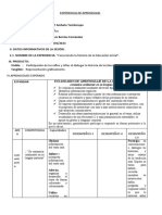 Sesiones de Aprendizaje Del 22 Al 26 de Mayo