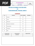 Deck Sheet Installation Method Statement | PDF | Welding | Construction