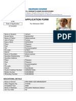 Application Form