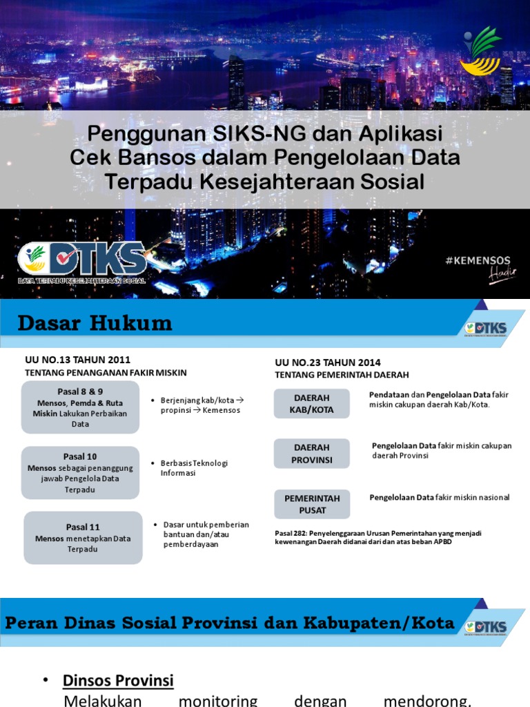 02 Kemensos_penggunaan SIKSNG dan aplikasi cek bansos dalam