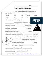 Auxiliary Verbs Revision