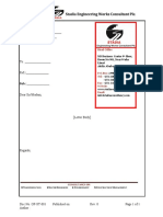 OF-RD-006 & CL-RD-003 Feasiblity Study Checklist & Formats