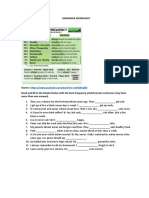 GRAMMAR WORKSHEET Frequency Adverbs