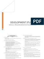 Module 1 Development Studies Paper 1&2