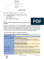 Mr. Khaidi - Mr. Hj. Suhaimi Gold, Au Bullion (First Mint - 999.9%) Offer Summary and Proposal