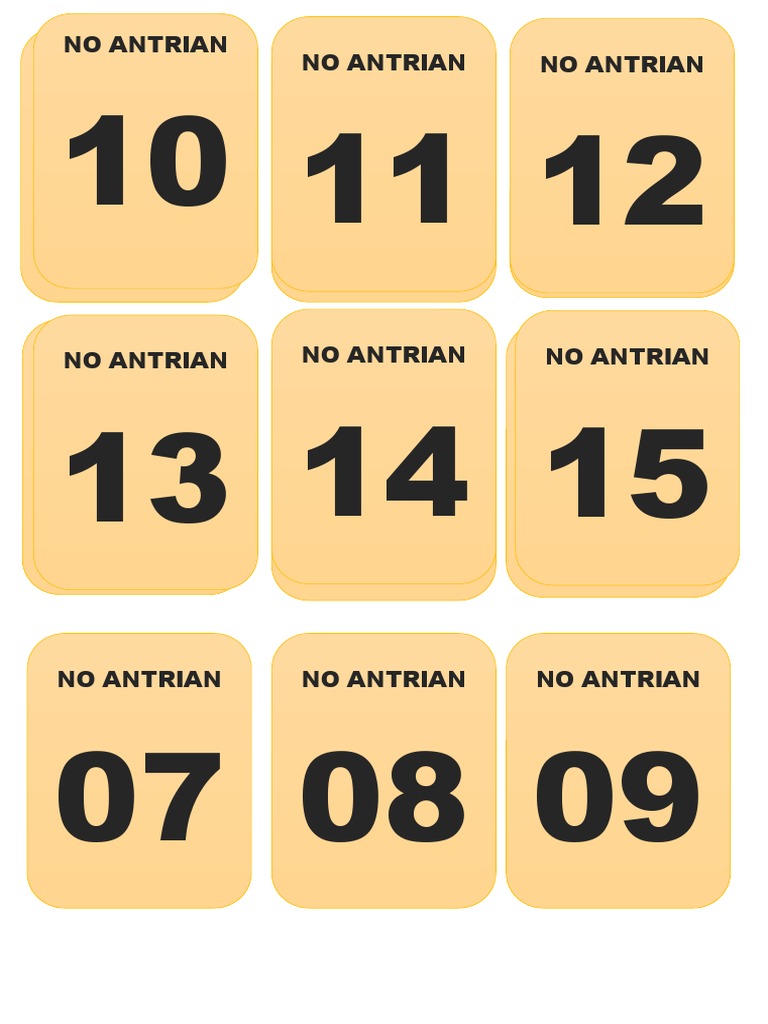 Nomer Antrian Baru PDF