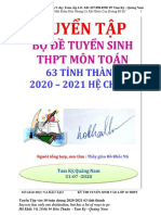 63 de Thi Vao 10 Mon Toan Nam Hoc 2020 2021