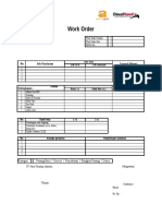 Work Order Terupdate