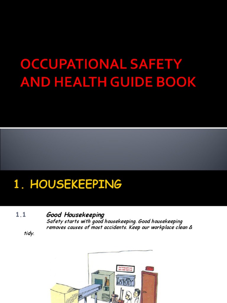 Safety Health Guide Book02 PDF Forklift Housekeeping
