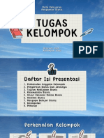 Presentasi Tugas Kelompok Minimalis Estetik Biru Langit Dan Awan